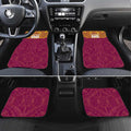Personalized Brisbane Lions Car Mats Polynesian Tribal Pattern Heritage Football