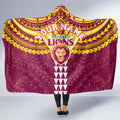 Personalized Brisbane Lions Hooded Blanket Polynesian Tribal Pattern Heritage Football