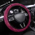 Brisbane Lions Steering Wheel Cover Polynesian Tribal Pattern Heritage Football