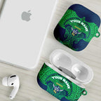 Personalized Canberra Raiders AirPods Case Polynesian Tribal Pattern Style