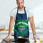 Personalized Canberra Raiders Apron Polynesian Tribal Pattern Style