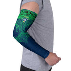 Personalized Canberra Raiders Arm Sleeves Polynesian Tribal Pattern Style