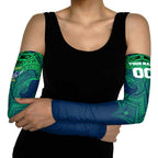 Personalized Canberra Raiders Arm Sleeves Polynesian Tribal Pattern Style