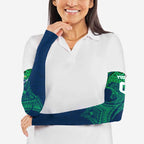 Personalized Canberra Raiders Arm Sleeves Polynesian Tribal Pattern Style
