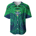 Personalized Canberra Raiders Baseball Jersey Polynesian Tribal Pattern Style