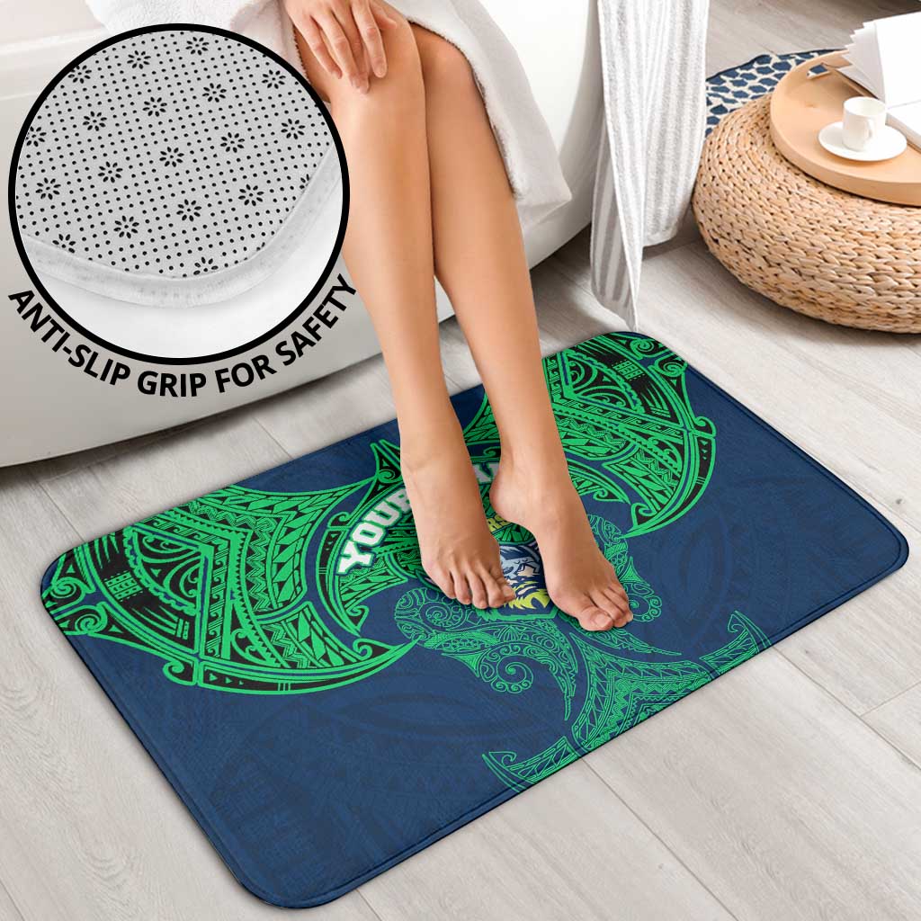 Personalized Canberra Raiders Bathroom Set Polynesian Tribal Pattern Style