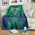 Personalized Canberra Raiders Blanket Polynesian Tribal Pattern Style