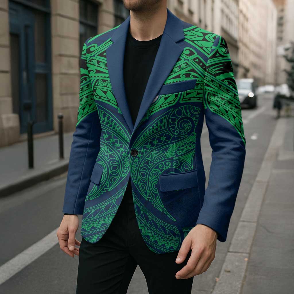 Personalized Canberra Raiders Blazer Polynesian Tribal Pattern Style