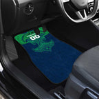 Personalized Canberra Raiders Car Mats Polynesian Tribal Pattern Style