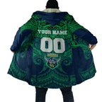 Personalized Canberra Raiders Cloak Polynesian Tribal Pattern Style