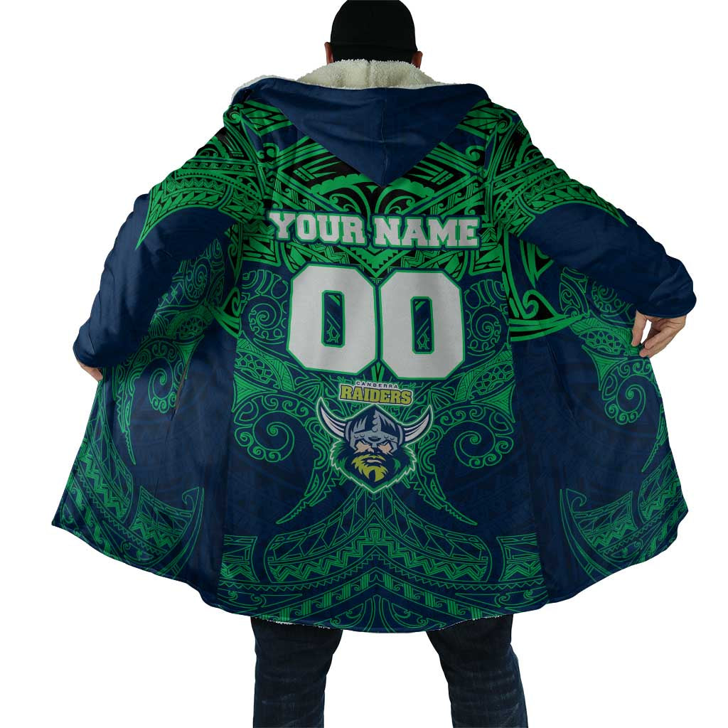 Personalized Canberra Raiders Cloak Polynesian Tribal Pattern Style