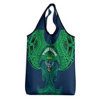 Personalized Canberra Raiders Grocery Bag Polynesian Tribal Pattern Style
