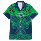 Personalized Canberra Raiders Hawaiian Shirt Polynesian Tribal Pattern Style