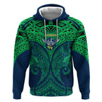 Personalized Canberra Raiders Hoodie Polynesian Tribal Pattern Style