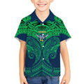 Personalized Canberra Raiders Kid Hawaiian Shirt Polynesian Tribal Pattern Style