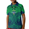 Personalized Canberra Raiders Kid Polo Shirt Polynesian Tribal Pattern Style