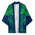 Personalized Canberra Raiders Kimono Polynesian Tribal Pattern Style