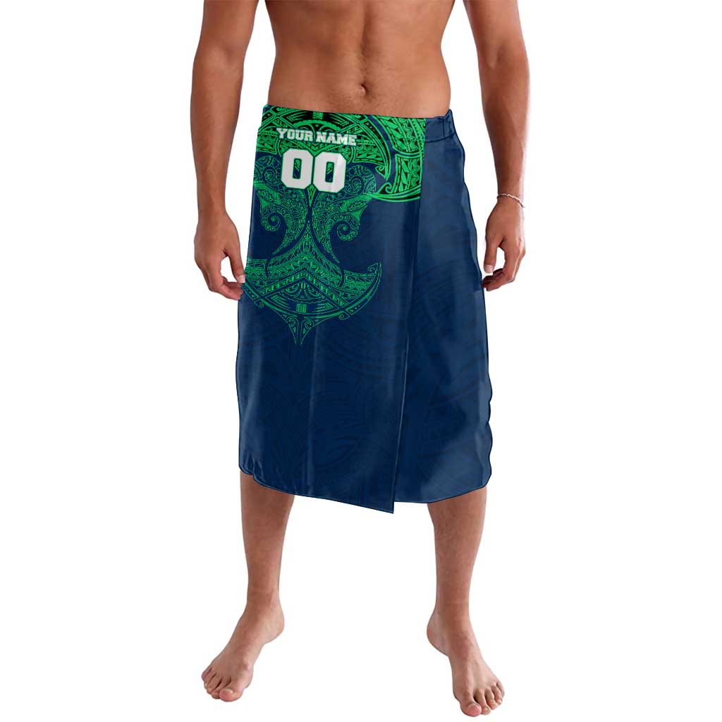 Personalized Canberra Raiders Lavalava Polynesian Tribal Pattern Style