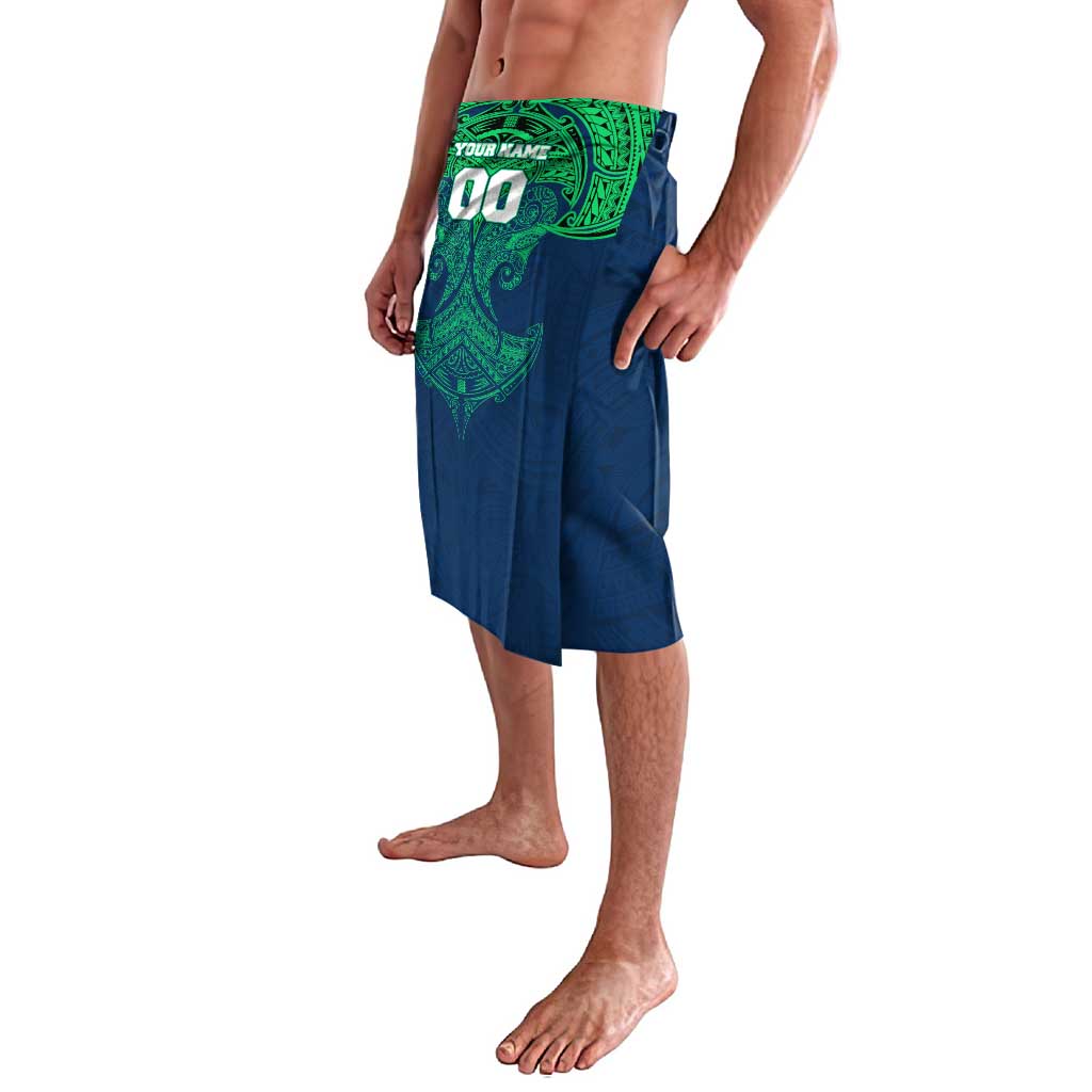 Personalized Canberra Raiders Lavalava Polynesian Tribal Pattern Style
