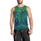 Personalized Canberra Raiders Men Tank Top Polynesian Tribal Pattern Style
