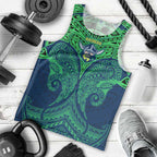 Personalized Canberra Raiders Men Tank Top Polynesian Tribal Pattern Style