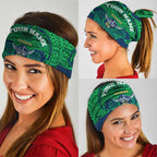 Personalized Canberra Raiders Neck Gaiter Polynesian Tribal Pattern Style