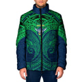 Personalized Canberra Raiders Padded Jacket Polynesian Tribal Pattern Style