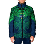 Personalized Canberra Raiders Padded Jacket Polynesian Tribal Pattern Style
