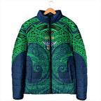 Personalized Canberra Raiders Padded Jacket Polynesian Tribal Pattern Style