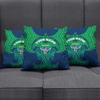Personalized Canberra Raiders Pillow Cover Polynesian Tribal Pattern Style