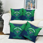 Personalized Canberra Raiders Pillow Cover Polynesian Tribal Pattern Style