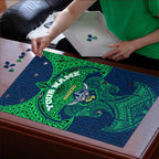 Personalized Canberra Raiders Puzzle Polynesian Tribal Pattern Style