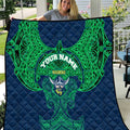 Personalized Canberra Raiders Quilt Polynesian Tribal Pattern Style