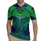 Personalized Canberra Raiders Rugby Jersey Polynesian Tribal Pattern Style