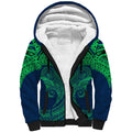 Personalized Canberra Raiders Sherpa Hoodie Polynesian Tribal Pattern Style