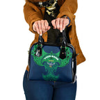 Personalized Canberra Raiders Shoulder Handbag Polynesian Tribal Pattern Style