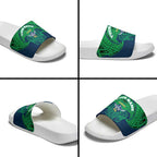 Personalized Canberra Raiders Slide Sandals Polynesian Tribal Pattern Style