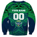 Personalized Canberra Raiders Sweatshirt Polynesian Tribal Pattern Style