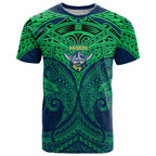 Personalized Canberra Raiders T Shirt Polynesian Tribal Pattern Style