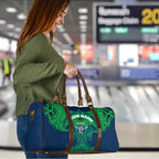 Personalized Canberra Raiders Travel Bag Polynesian Tribal Pattern Style