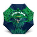 Personalized Canberra Raiders Umbrella Polynesian Tribal Pattern Style