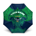 Personalized Canberra Raiders Umbrella Polynesian Tribal Pattern Style