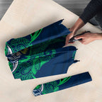 Personalized Canberra Raiders Umbrella Polynesian Tribal Pattern Style