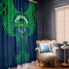 Personalized Canberra Raiders Window Curtain Polynesian Tribal Pattern Style