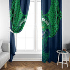 Personalized Canberra Raiders Window Curtain Polynesian Tribal Pattern Style