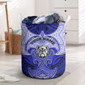 Personalized Canterbury-Bankstown Bulldogs Laundry Basket Polynesian Tribal Pattern Style