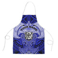 Personalized Canterbury-Bankstown Bulldogs Apron Polynesian Tribal Pattern Style