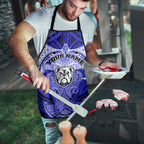 Personalized Canterbury-Bankstown Bulldogs Apron Polynesian Tribal Pattern Style