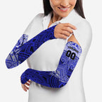 Personalized Canterbury-Bankstown Bulldogs Arm Sleeves Polynesian Tribal Pattern Style