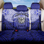 Personalized Canterbury-Bankstown Bulldogs Back Car Seat Cover Polynesian Tribal Pattern Style